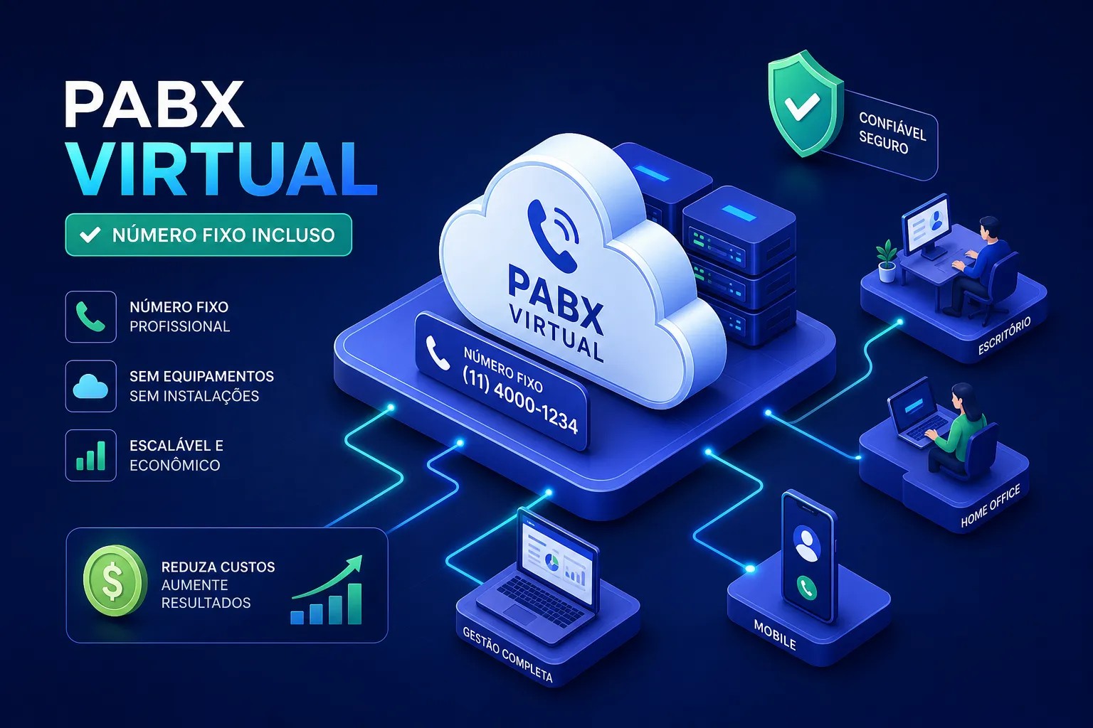 Como contratar PABX virtual com número fixo incluso